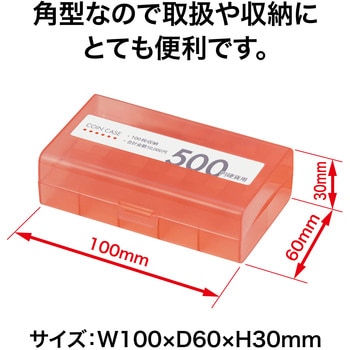 コインケースダブル 500円用 オープン工業