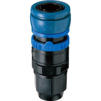 樹脂ソケット Φ9×Φ15ホース用 Φ28×68．5mm ジョプラックス