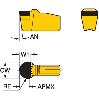 T-Max(R) Qカット 倣い加工用チップ サンドビック