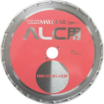 ALC用チップソー マックスギア 刃数22P 外径180mm内径20mm