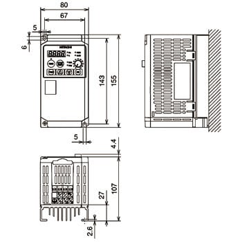 X0 004lfrf2 インバータ X0シリーズ 1台 日立産機システム 通販サイトmonotaro