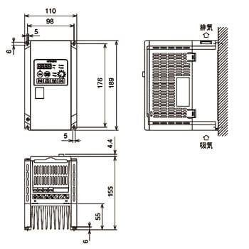 X0 007hfrf2 インバータ X0シリーズ 1台 日立産機システム 通販サイトmonotaro