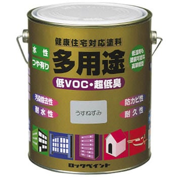 水性多用途 あか 1．6L ロックペイント