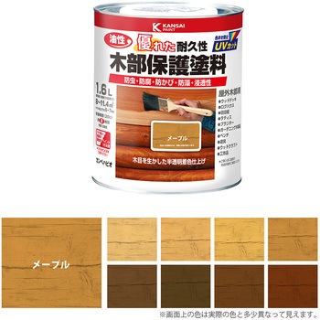 油性木部保護塗料 油性木部保護塗料(木目を活かした半透明着色仕上げ) カンペハピオ