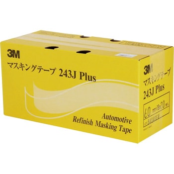243J Plus 3M マスキングテープ No.243J Plus 1箱(20巻) スリーエム(3M