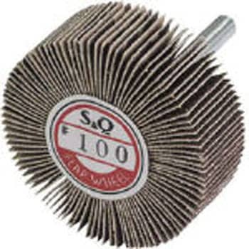 軸付フラップ金具無し 外径50幅20軸径6mm 320# ムラコ
