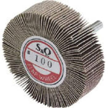 軸付フラップ金具無し 外径60幅20軸径6mm 320# ムラコ