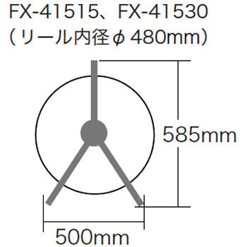 JEFCOM フラットスペースライン FX-41530 通線工具 呼線 プラスチック