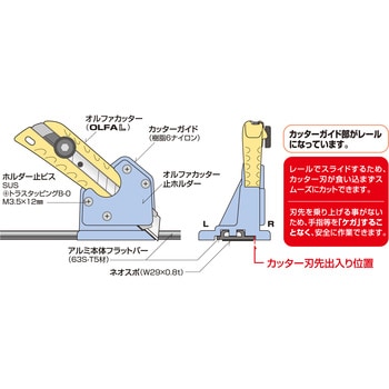 AK-1000 『安全』スライドツール 切れるんです!! 1個 K.N Works 【通販