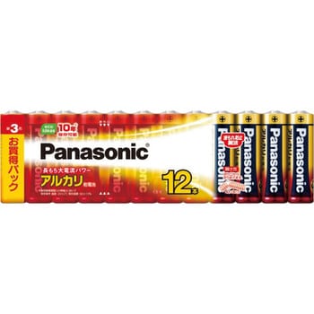 Lr6xj 12sw アルカリ乾電池 単3形 1パック 12本 パナソニック Panasonic 通販サイトmonotaro