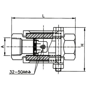 GKF13S-20 ステンレス製フラッパー式サイトグラス(ねじ継手) 1個