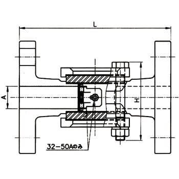 ダクタイル製フラッパー式サイトグラス(フランジ継手) ワシノ機器