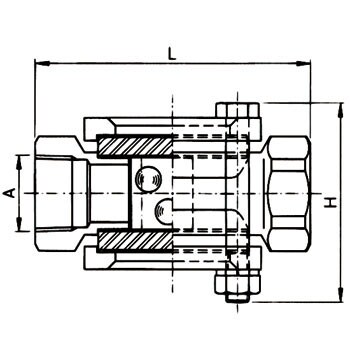 鋳鉄製ボール式サイトグラス(ねじ継手)