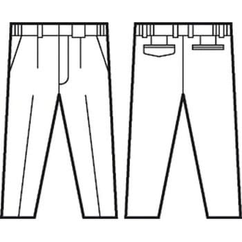 81101 ワンタックパンツ(秋冬用) 自重堂