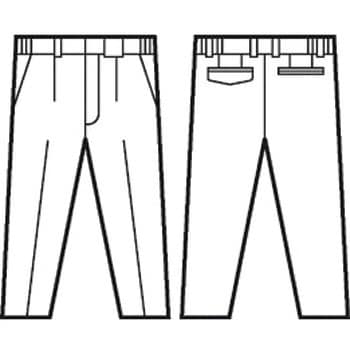 85101 ワンタックパンツ(春夏用) 自重堂