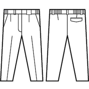 85106 女性ワンタックパンツ(春夏用) 自重堂
