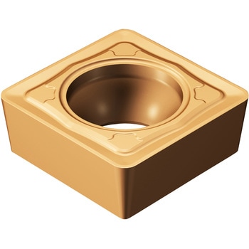 旋削用ポジ・チップ CoroTurn 107 SC□□型-09(正方形90°)R0.4 推奨材種M(ステンレス鋼) サンドビック