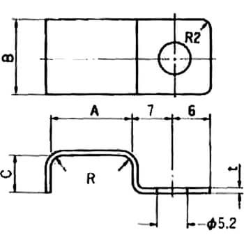 PZ0208 パイプバンド PZ 片抑式 1個 正和 【通販サイトMonotaRO】