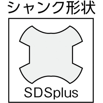 DLSDS10011 デルタ軸 デルタゴンビットSDS・プラス 1本 ミヤナガ