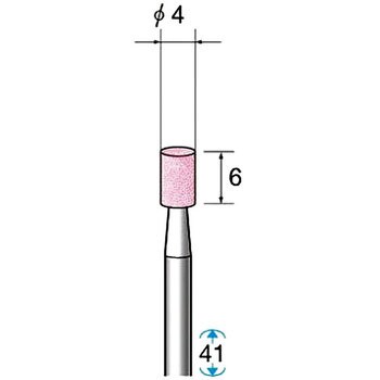 精密研削用 軸付砥石(シャンク軽3mm) ナカニシ(NSK) 【通販モノタロウ】