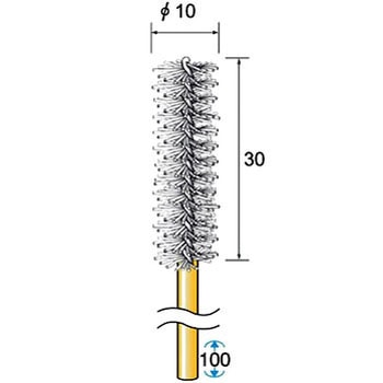 インサイドブラシ(シャンク径3mm) NSK(ナカニシ)