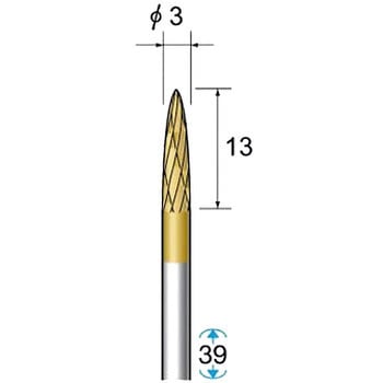 チタンコート超硬カッター NSK(ナカニシ)