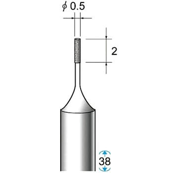 内研用極小系電着CBNバー NSK(ナカニシ)