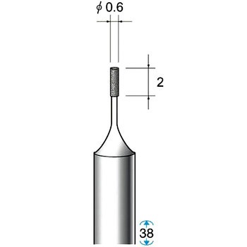 内研用極小系電着CBNバー NSK(ナカニシ)