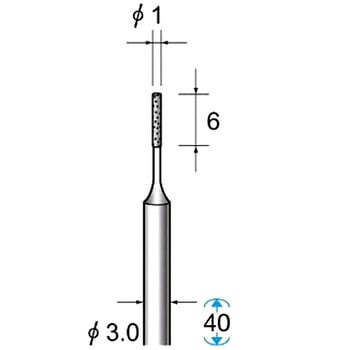 12151 内研用極小系電着CBNバー 1本 ナカニシ(NSK) 【通販サイトMonotaRO】