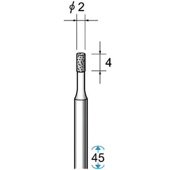 内研用極小系電着CBNバー NSK(ナカニシ)