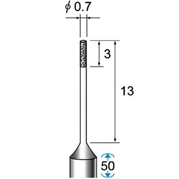 SP電着小径CBNバー NSK(ナカニシ)