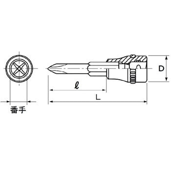 (9.5SQ) ネプロス・クロスビットソケット nepros