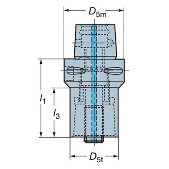 C8X-391.02-63 080 Coromant Capto(R) ���_�N�V�����A�_�v�^ �T���h�r�b�N 11009135