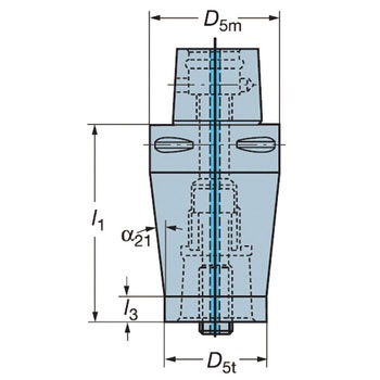 C8X-391.02-80 150 Coromant Capto(R) ���_�N�V�����A�_�v�^ �T���h�r�b�N 11009162
