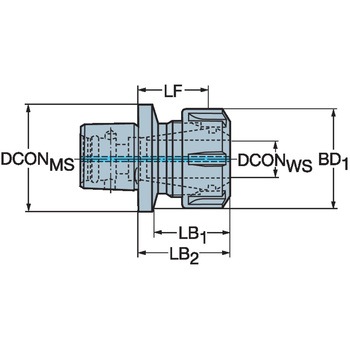 Coromant Capto(R)カップリング付きERコレットチャック用アダプタ サンドビック