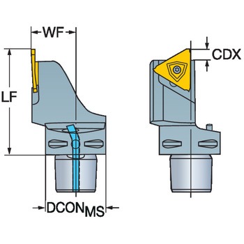 CoroCut(R) 3 突切り・溝入れ加工用カッティングユニット - サンドビック
