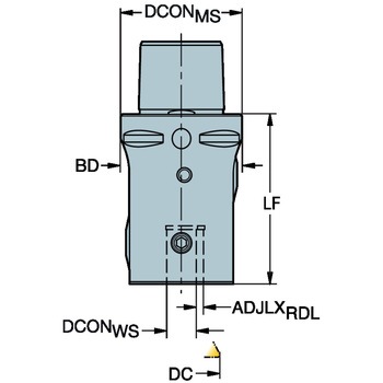 Coromant Captoファインボーリングヘッドアダプタ サンドビック