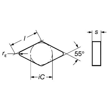チップ DNGN サンドビック 旋盤用チップひし形 【通販モノタロウ】