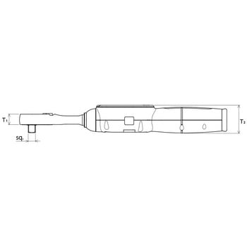 デジタルトルクレンチ (小判型ラチェットヘッド) KTC