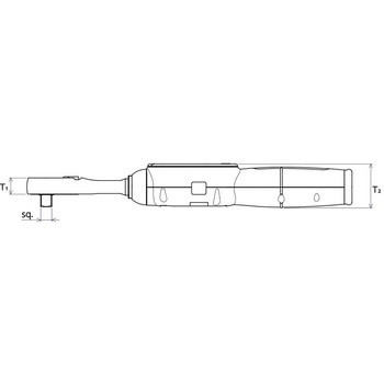 デジタルトルクレンチ (小判型ラチェットヘッド) KTC