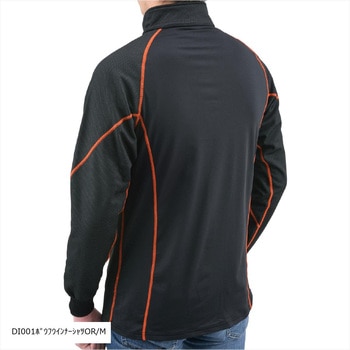 DI001 防風インナーシャツ オレンジ Mサイズ 31961 DAYTONA(デイトナ)
