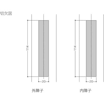 引き戸錠 召し合わせ ウエスト