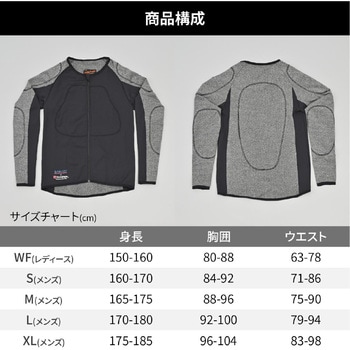 HBP018 補修ウェア 耐切創 グレー/ブラック Mサイズ 41653 DAYTONA(デイトナ)