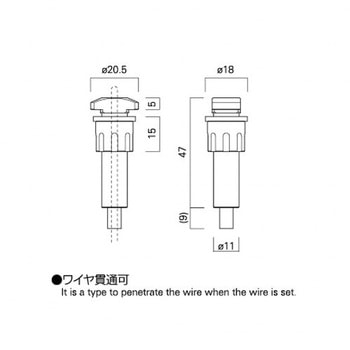 コレダーライン Mワンタッチフック タキヤ