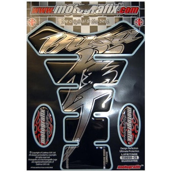 タンクパッド クロームブラックMT-TS005RCKS1 MOTO GRAFIX (モトグラフィックス)
