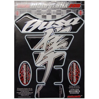 タンクパッド ブラック/ホワイト   MT-TS005RSWS1 MOTO GRAFIX (モトグラフィックス)