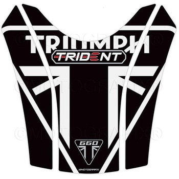 タンクパッド ブラック/ホワイト MT-TT048KW MOTO GRAFIX (モトグラフィックス)