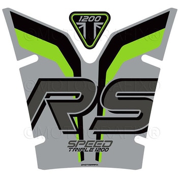 タンクパッド グレー/ブラック/グリーン  MT-TT050SG MOTO GRAFIX (モトグラフィックス)