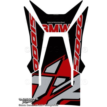 タンクパッド ブラック/レッド/シルバー MT-TB050KRL - MOTO GRAFIX (モトグラフィックス)