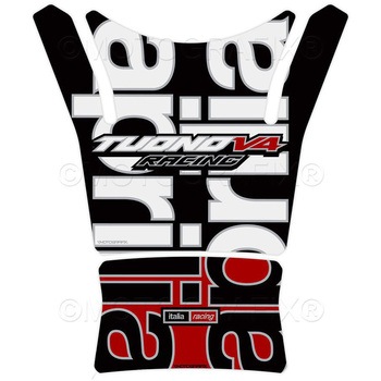 タンクパッド ブラック/ホワイト/レッド  MT-TA028KWR MOTO GRAFIX (モトグラフィックス)